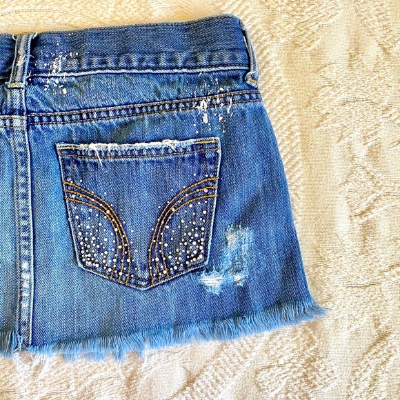 Vintage Hollister Denim Jean Skirt - Picture 6 of 7